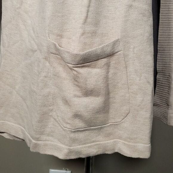 NWOT Isaac Mizrahi Open Front Peplum Cardigan Sz XS - Picture 7 of 12